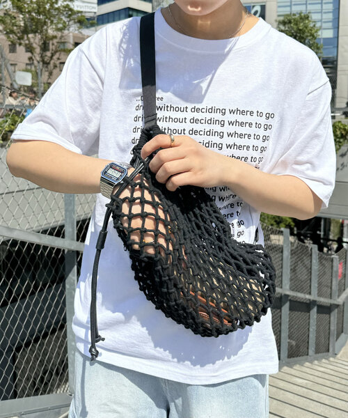 CIAOPANIC TYPY（チャオパニックティピー）の「【UNISEX】マクラメワンショルダーバッグ（ショルダーバッグ・メンズ・ベージュ/ブラック/ブルー・ONE SIZE）」の17枚目の写真