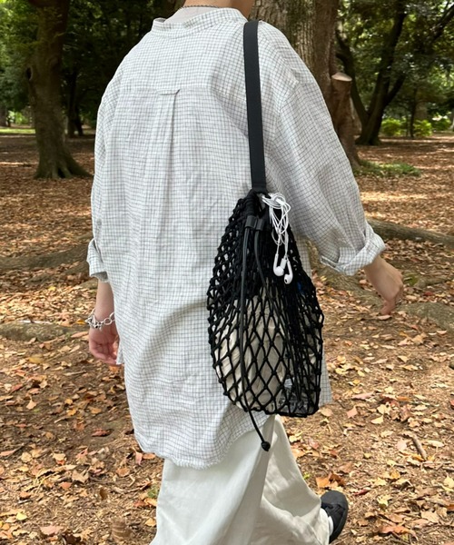 CIAOPANIC TYPY（チャオパニックティピー）の「【UNISEX】マクラメワンショルダーバッグ（ショルダーバッグ・メンズ・ベージュ/ブラック/ブルー・ONE SIZE）」の22枚目の写真