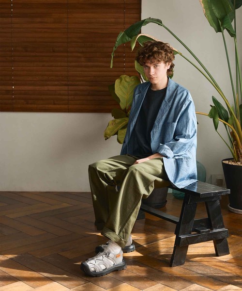 UNIVERSAL OVERALL（ユニバーサルオーバーオール）の「【WEB限定】UNIVERSAL OVERALL / "UO32" サンダル（サンダル・レディース・カーキ/ブラック/ベージュ/オフホワイト/グレー・9/8/6/5/7）」の13枚目の写真