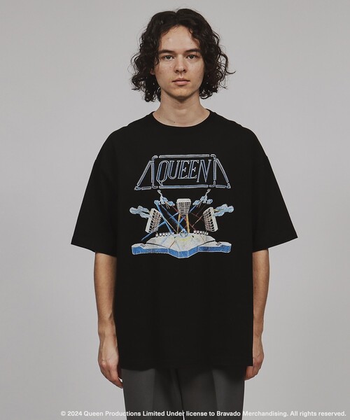 tk.TAKEO KIKUCHI(ティーケータケオキクチ)の「◆【EXCLUSIVE】オーバーサイズ バンドTシャツ(Tシャツ/カットソー・レディース・ホワイト系1/ブラック/ブラック系/ホワイト・03/02)」の10枚目の写真