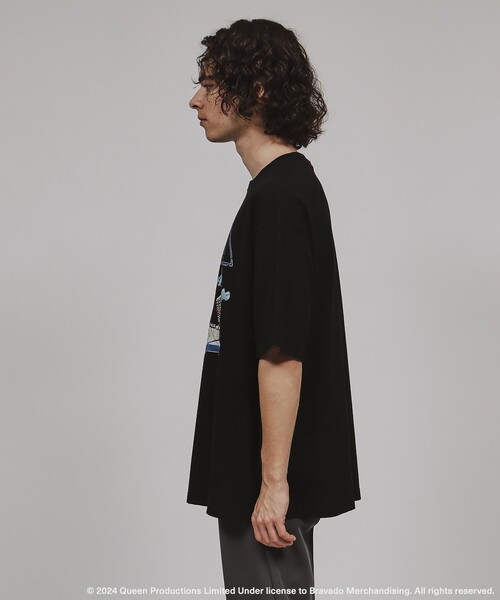 tk.TAKEO KIKUCHI(ティーケータケオキクチ)の「◆【EXCLUSIVE】オーバーサイズ バンドTシャツ(Tシャツ/カットソー・レディース・ホワイト系1/ブラック/ブラック系/ホワイト・03/02)」の11枚目の写真