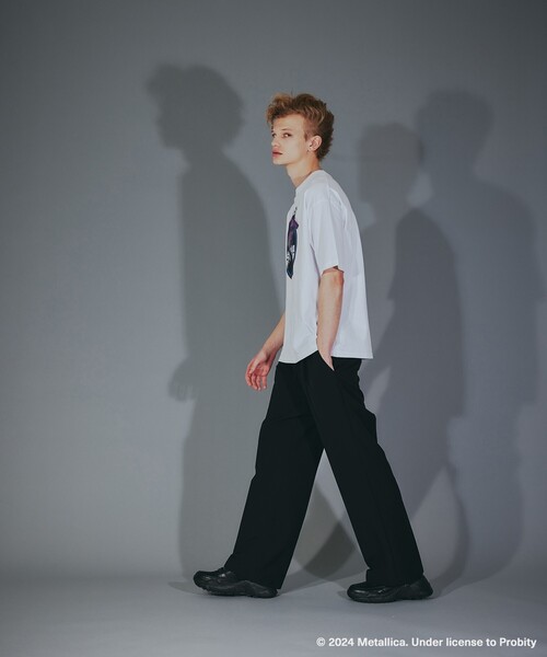 tk.TAKEO KIKUCHI(ティーケータケオキクチ)の「◆【EXCLUSIVE】オーバーサイズ バンドTシャツ(Tシャツ/カットソー・レディース・ホワイト系1/ブラック/ブラック系/ホワイト・03/02)」の7枚目の写真