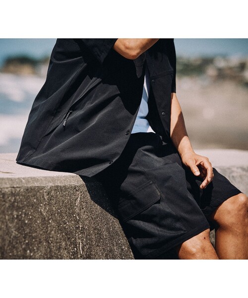 B:MING by BEAMS（ビーミングバイビームス）の「B:MING by BEAMS / ランド アンド ウォーター メッシュ シャツ（セットアップ対応）（シャツ/ブラウス・メンズ・ブラック/ブラウン系その他5・MEDIUM/LARGE/X-LARGE/SMALL）」の6枚目の写真