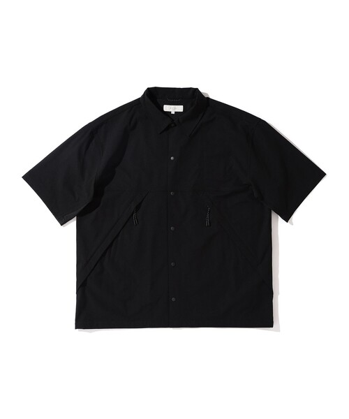 B:MING by BEAMS（ビーミングバイビームス）の「B:MING by BEAMS / ランド アンド ウォーター メッシュ シャツ（セットアップ対応）（シャツ/ブラウス・メンズ・ブラック/ブラウン系その他5・MEDIUM/LARGE/X-LARGE/SMALL）」の17枚目の写真