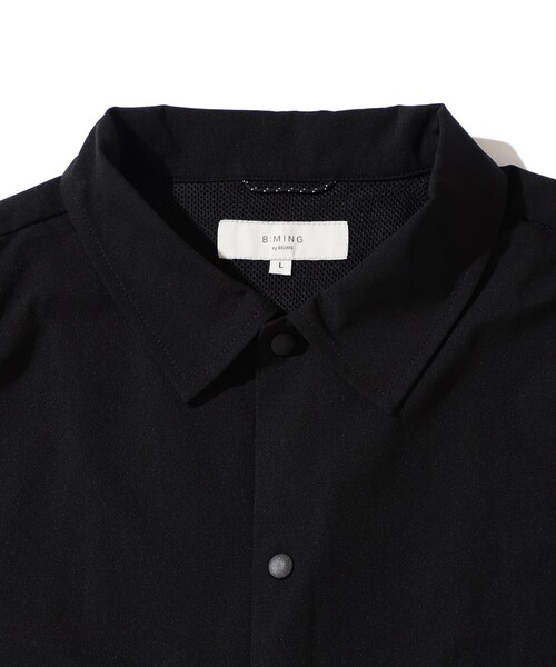B:MING by BEAMS（ビーミングバイビームス）の「B:MING by BEAMS / ランド アンド ウォーター メッシュ シャツ（セットアップ対応）（シャツ/ブラウス・メンズ・ブラック/ブラウン系その他5・MEDIUM/LARGE/X-LARGE/SMALL）」の18枚目の写真