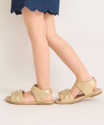 BRANSHES（ブランシェス）の「フラワーモチーフサンダル（サンダル・キッズ）」