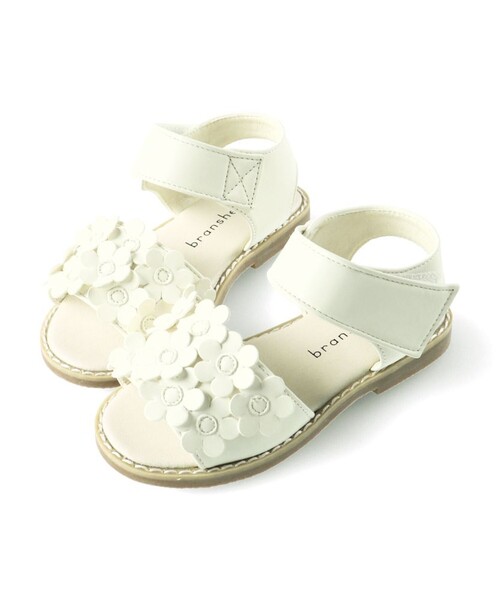 フラワーモチーフサンダル（サンダル）｜branshes（ブランシェス）の