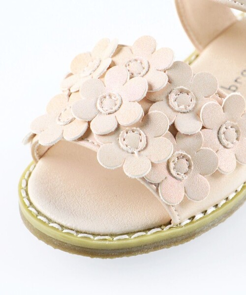フラワーモチーフサンダル（サンダル）｜branshes（ブランシェス）の