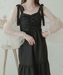 neige リボン付きブラックワンピース バックリボンワンピース – Neigeオンラインストア