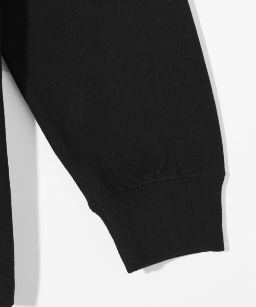 X-girl（エックスガール）の「GLOBE MILLS LOGO L/S TEE（Tシャツ/カットソー・レディース・ブラック/ホワイト/ブラウン・S/M/L/XL）」の15枚目の写真