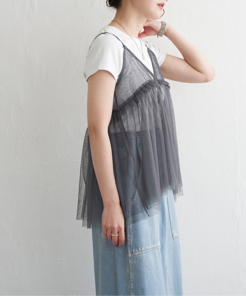 シャネル　未使用　チュールキャミソール シャネル 未使用 チュールキャミソール シャネル 未使用 チュール