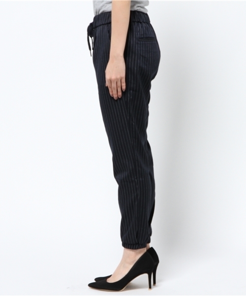 titivate(ティティベイト)の「ストライプドローストリングパンツ(その他パンツ・レディース・グレー/ネイビー/ブラック・FREE)」の10枚目の写真