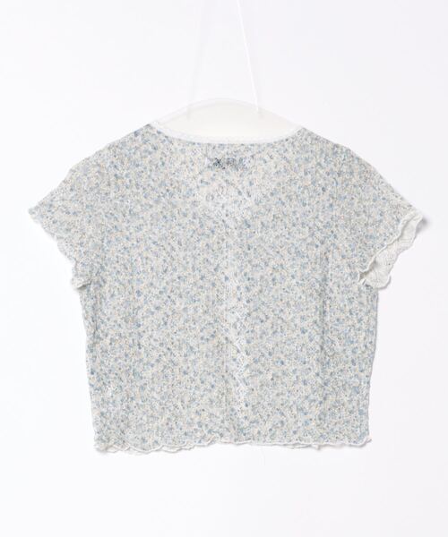 FANCY CLUB（ファンシークラブ）の「NASTY FANCY CLUB／フラワーフックカーディガン（カーディガン/ボレロ・レディース・ブルー/グレー・FREE）」の3枚目の写真