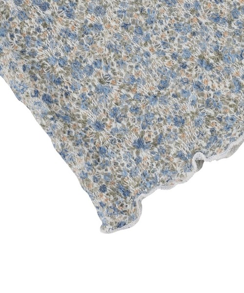 FANCY CLUB（ファンシークラブ）の「NASTY FANCY CLUB／フラワーフックカーディガン（カーディガン/ボレロ・レディース・ブルー/グレー・FREE）」の4枚目の写真