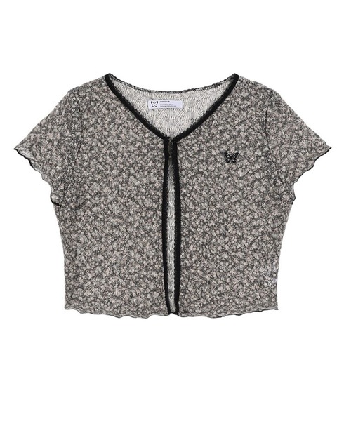 FANCY CLUB（ファンシークラブ）の「NASTY FANCY CLUB／フラワーフックカーディガン（カーディガン/ボレロ・レディース・ブルー/グレー・FREE）」の13枚目の写真