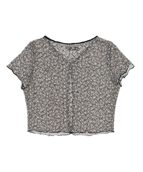 FANCY CLUB（ファンシークラブ）の「NASTY FANCY CLUB／フラワーフックカーディガン（カーディガン/ボレロ・レディース・ブルー/グレー・FREE）」の12枚目の写真