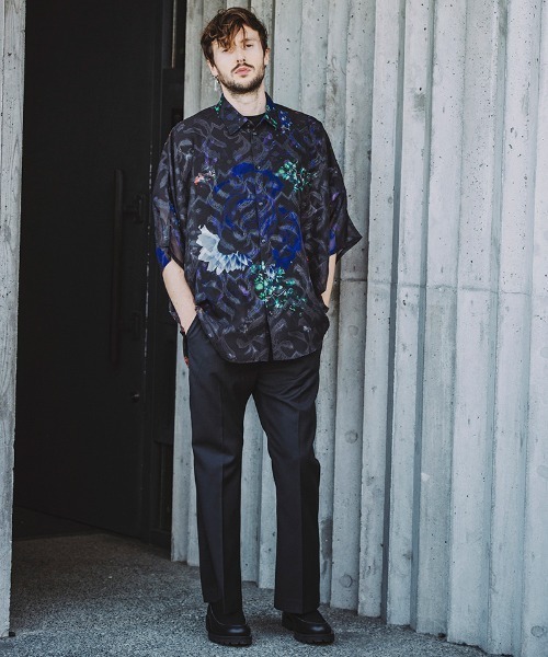 NO ID.（ノーアイディ）の「mhs2226- ｼｬﾄﾞｳﾌﾗﾜｰﾄﾞﾙﾏﾝｽﾘｰﾌﾞBIG-SH