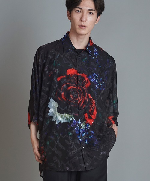 NO ID.（ノーアイディ）の「mhs2226- ｼｬﾄﾞｳﾌﾗﾜｰﾄﾞﾙﾏﾝｽﾘｰﾌﾞBIG-SH