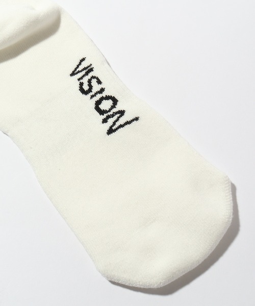 VISION STREET WEAR(ヴィジョンストリートウェア)の「【VISION STREET WEAR×guernika/ヴィジョンストリートウェア×ゲルニカ】ダブルネーム ロゴ ミドルスケーターソックス(ソックス/靴下・メンズ・ホワイト/ブラック・25~27cm/23~25cm)」の7枚目の写真