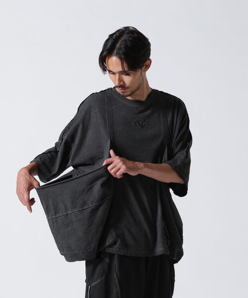 WHITELAND（ホワイトランド）の「WHITELAND/ホワイトランド/カーゴポケットTシャツ（Tシャツ/カットソー・レディース・チャコールグレー・F）」の3枚目の写真