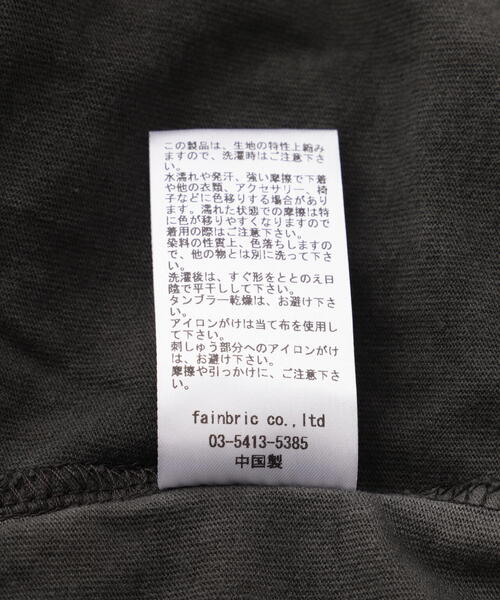 WHITELAND（ホワイトランド）の「WHITELAND/ホワイトランド/カーゴポケットTシャツ（Tシャツ/カットソー・レディース・チャコールグレー・F）」の12枚目の写真