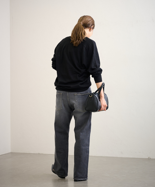 FRAMeWORK(フレームワーク)の「≪追加≫イタリアヤーン basic Vネックカーディガン(カーディガン/ボレロ・レディース・ベージュ/ブラック/ライトグレー・FREE)」の7枚目の写真