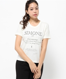 コットンプリントTシャツ