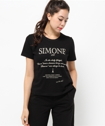 コットンプリントTシャツ