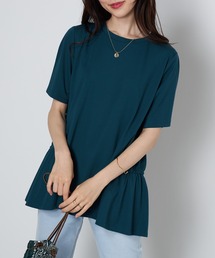 ヒンヤリ!サイドギャザー使いチュニック