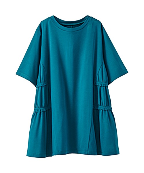 Gauze# サイドギャザー　リネンチュニック♪ リネンスイッチングギャザーチュニック/Gauze# - メルカリ