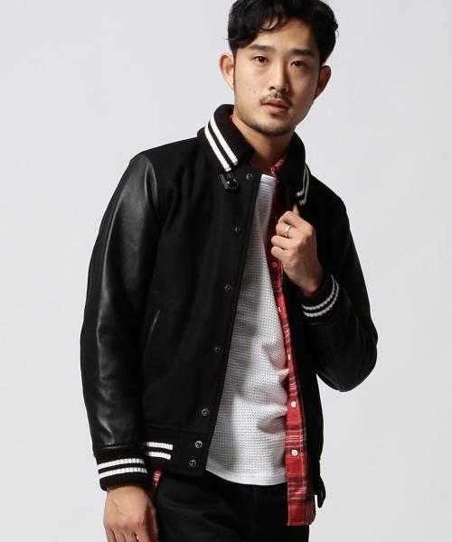 BEAMS（ビームス）の「◆BEAMS / スタジャン15FW（スタジャン・メンズ・ネイビー/ブラック系その他/ブラック/ブラウン・MEDIUM/SMALL/X-LARGE/LARGE）」の17枚目の写真