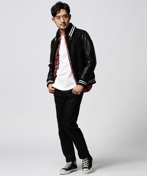 BEAMS（ビームス）の「◆BEAMS / スタジャン15FW（スタジャン・メンズ・ネイビー/ブラック系その他/ブラック/ブラウン・MEDIUM/SMALL/X-LARGE/LARGE）」の12枚目の写真