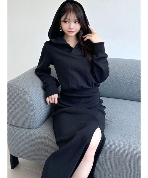 セール】スウェットフーディワンピース（ワンピース）｜RESEXXY  