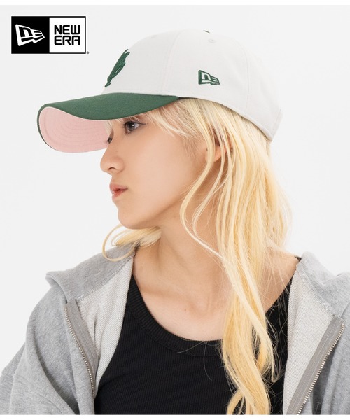 ANAP（アナップ）の「New Era | ANAP 9FORTYキャップ（キャップ・レディース・ブラック/ホワイト×グリーン/アイボリー・FREE）」の2枚目の写真