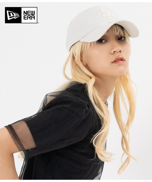 ANAP（アナップ）の「New Era | ANAP 9FORTYキャップ（キャップ・レディース・ブラック/ホワイト×グリーン/アイボリー・FREE）」の4枚目の写真