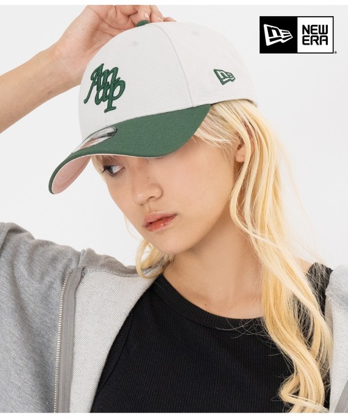 ANAP（アナップ）の「New Era | ANAP 9FORTYキャップ（キャップ・レディース・ブラック/ホワイト×グリーン/アイボリー・FREE）」の6枚目の写真