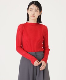 【着回し抜群】シアーニットタートル