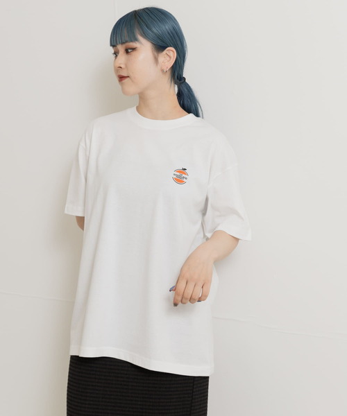 THE GOODLAND MARKET（ザグッドランドマーケット）の「ザ グッドランド マーケット　TGM T-SHIRTS by ナガシまモモB（Tシャツ/カットソー・メンズ・ブラック/パープル・MEDIUM/LARGE）」の3枚目の写真