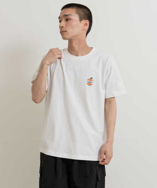 THE GOODLAND MARKET（ザグッドランドマーケット）の「ザ グッドランド マーケット　TGM T-SHIRTS by ナガシまモモB（Tシャツ/カットソー・メンズ・ブラック/パープル・MEDIUM/LARGE）」の5枚目の写真