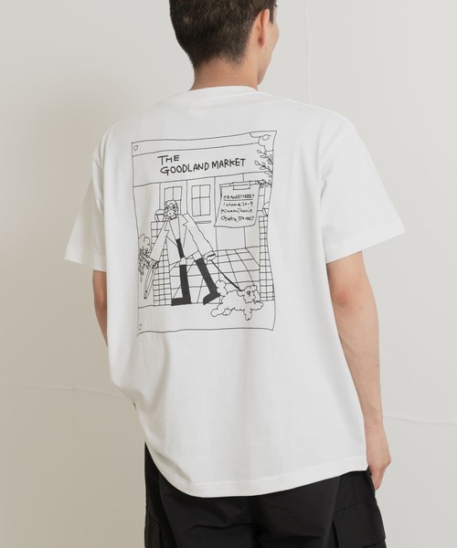 THE GOODLAND MARKET（ザグッドランドマーケット）の「ザ グッドランド マーケット　TGM T-SHIRTS by ナガシまモモB（Tシャツ/カットソー・メンズ・ブラック/パープル・MEDIUM/LARGE）」の12枚目の写真