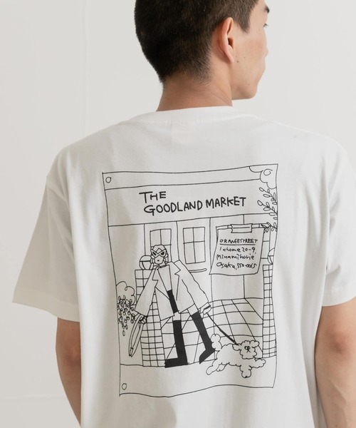 THE GOODLAND MARKET（ザグッドランドマーケット）の「ザ グッドランド マーケット　TGM T-SHIRTS by ナガシまモモB（Tシャツ/カットソー・メンズ・ブラック/パープル・MEDIUM/LARGE）」の14枚目の写真