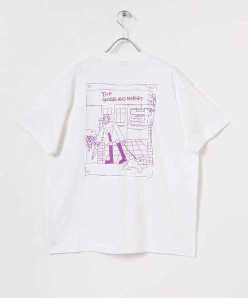 THE GOODLAND MARKET（ザグッドランドマーケット）の「ザ グッドランド マーケット　TGM T-SHIRTS by ナガシまモモB（Tシャツ/カットソー・メンズ・ブラック/パープル・MEDIUM/LARGE）」の15枚目の写真