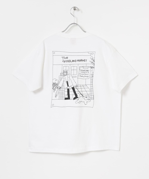 THE GOODLAND MARKET（ザグッドランドマーケット）の「ザ グッドランド マーケット　TGM T-SHIRTS by ナガシまモモB（Tシャツ/カットソー・メンズ・ブラック/パープル・MEDIUM/LARGE）」の16枚目の写真