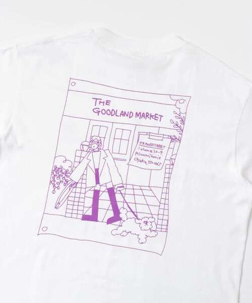 THE GOODLAND MARKET（ザグッドランドマーケット）の「ザ グッドランド マーケット　TGM T-SHIRTS by ナガシまモモB（Tシャツ/カットソー・メンズ・ブラック/パープル・MEDIUM/LARGE）」の21枚目の写真