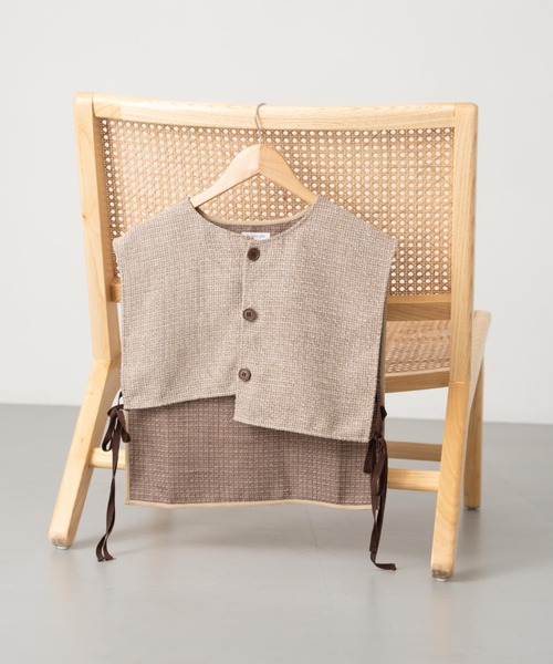 Formeque(フォルミーク)の「【Formeque】アシンメトリーベスト(ベスト・レディース・ベージュ/ブラック・FREE)」の19枚目の写真