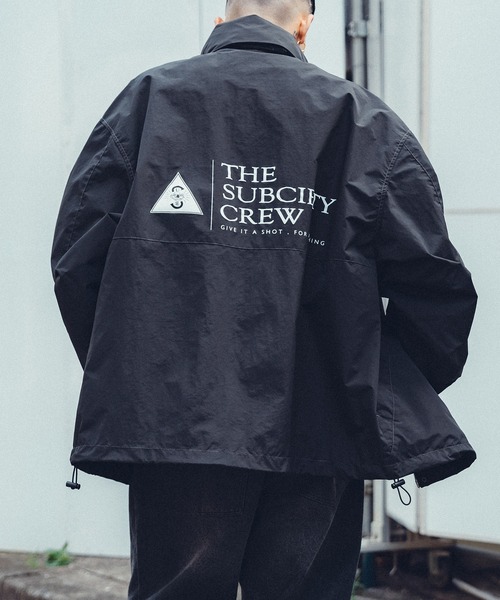 Subciety（サブサエティ）の「IN-HOOD NYLON JKT（ブルゾン・メンズ・グリーン/グレー/ブラック・X-LARGE/LARGE/MEDIUM/SMALL）」の3枚目の写真