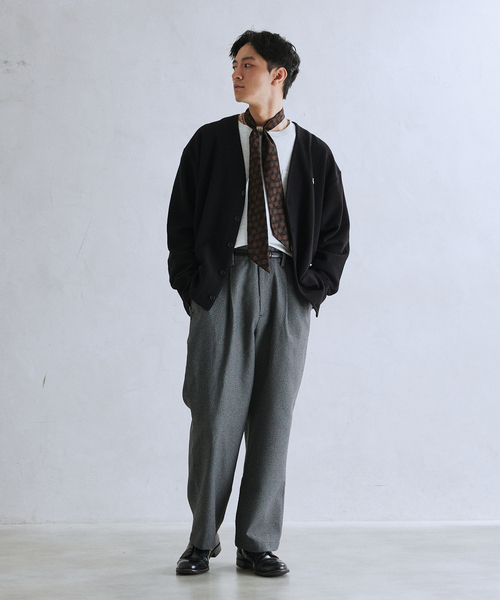 LACOSTE（ラコステ）の「LACOSTE / ラコステ 別注 オーバーサイズ ヘビーピケ カーディガン（Tシャツ/カットソー・メンズ・ブラック/グレー/カーキ・4/5）」の4枚目の写真