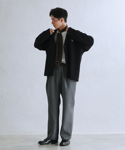 LACOSTE（ラコステ）の「LACOSTE / ラコステ 別注 オーバーサイズ ヘビーピケ カーディガン（Tシャツ/カットソー・メンズ・ブラック/グレー/カーキ・4/5）」の11枚目の写真