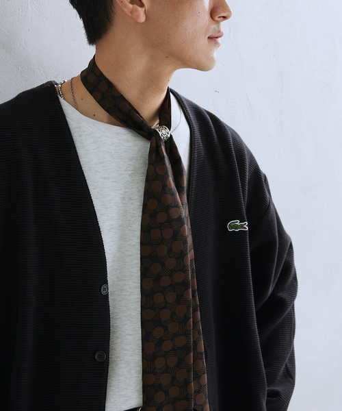 LACOSTE（ラコステ）の「LACOSTE / ラコステ 別注 オーバーサイズ ヘビーピケ カーディガン（Tシャツ/カットソー・メンズ・ブラック/グレー/カーキ・4/5）」の17枚目の写真