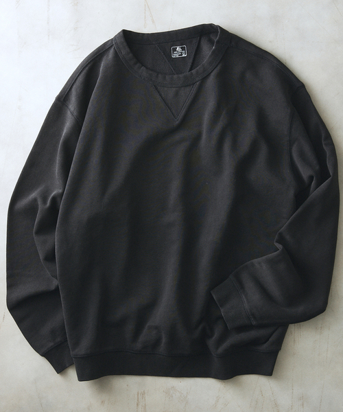 JOURNAL STANDARD relume（ジャーナルスタンダード　レリューム）の「ヴィンテージピグメントスウェット（スウェット・メンズ・ブラック/ピンク/ブルー/ネイビー/グリーン・MEDIUM/LARGE）」の11枚目の写真